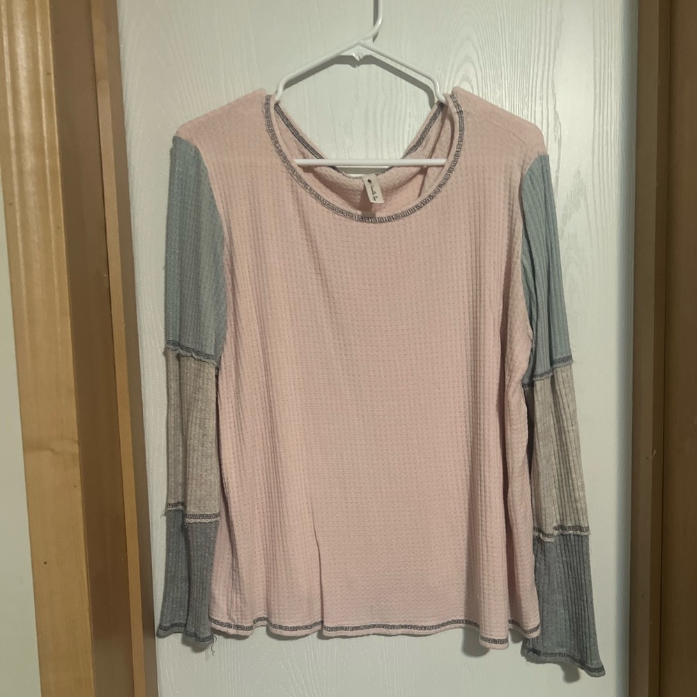 Vanilla Bay peach/blue/brown large